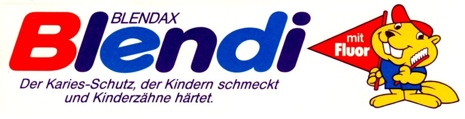 BLENDAX Blendi mit Fluor Der Karies-Schutz, der Kindern schmeckt und Kinderzähne härtet.