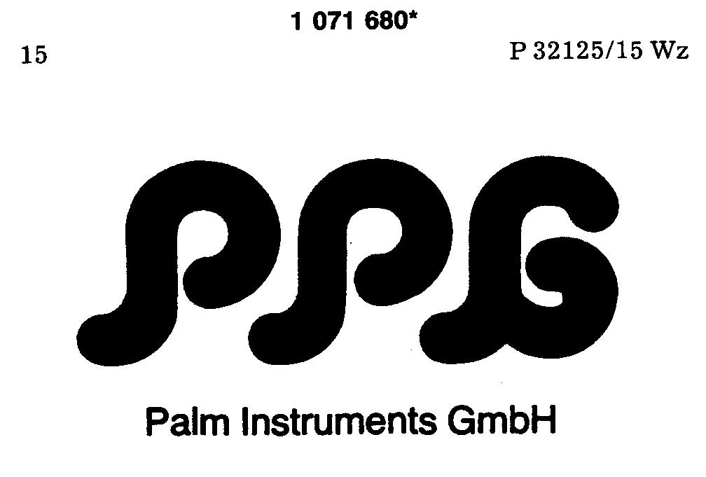 Darstellung der Marke 1071680 (PPG PALM INSTRUMENTS GmbH)