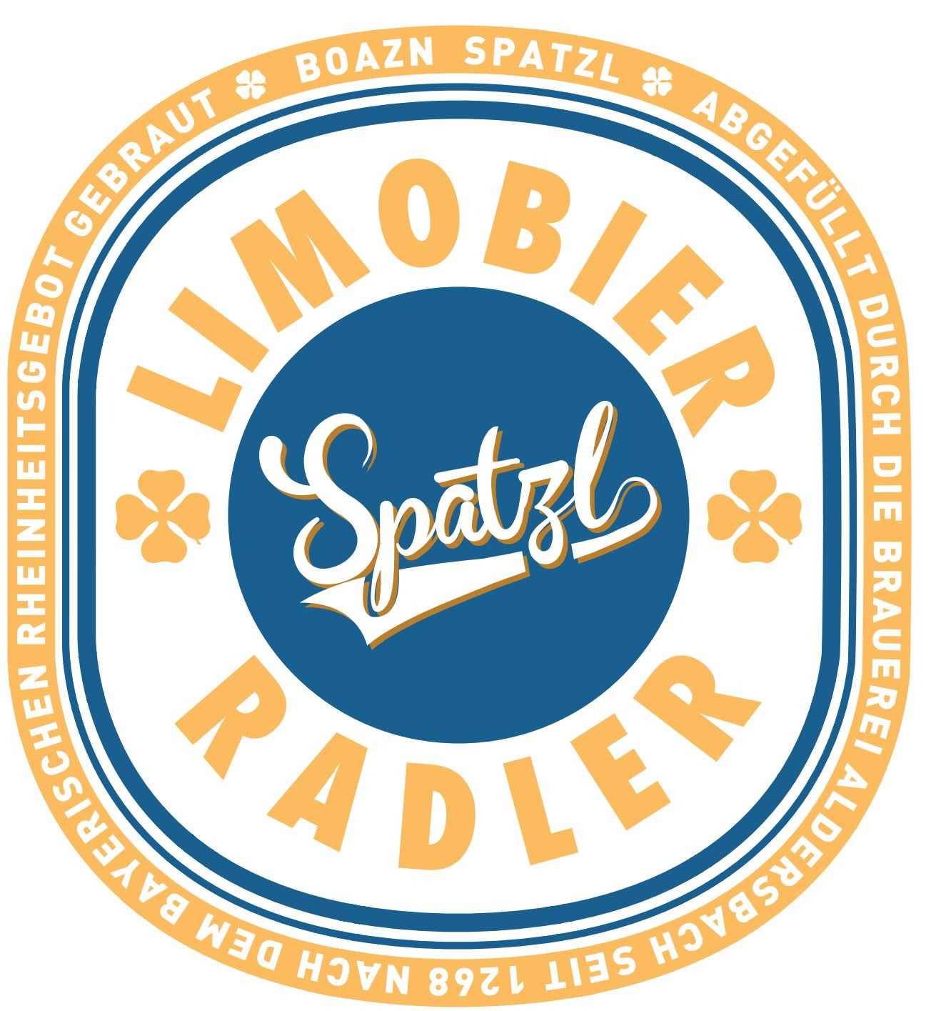 Darstellung der Marke 3020232215736 (Spatzl LIMOBIER RADLER BOAZN SPATZL ABGEFÜLLT DURCH DIE BRAUEREI ALDERSBACH SEIT 1268 NACH DEM BAYERISCHEN RHEINHEITSGEBOT GEBRAUT)