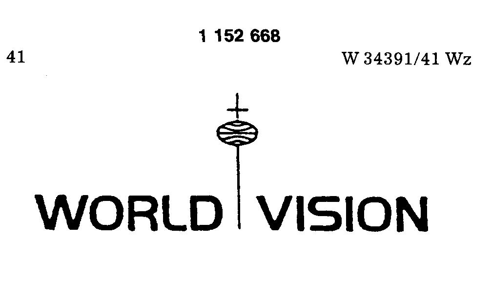 Reproduction of the trade mark 1152668 (WORLD VISION)