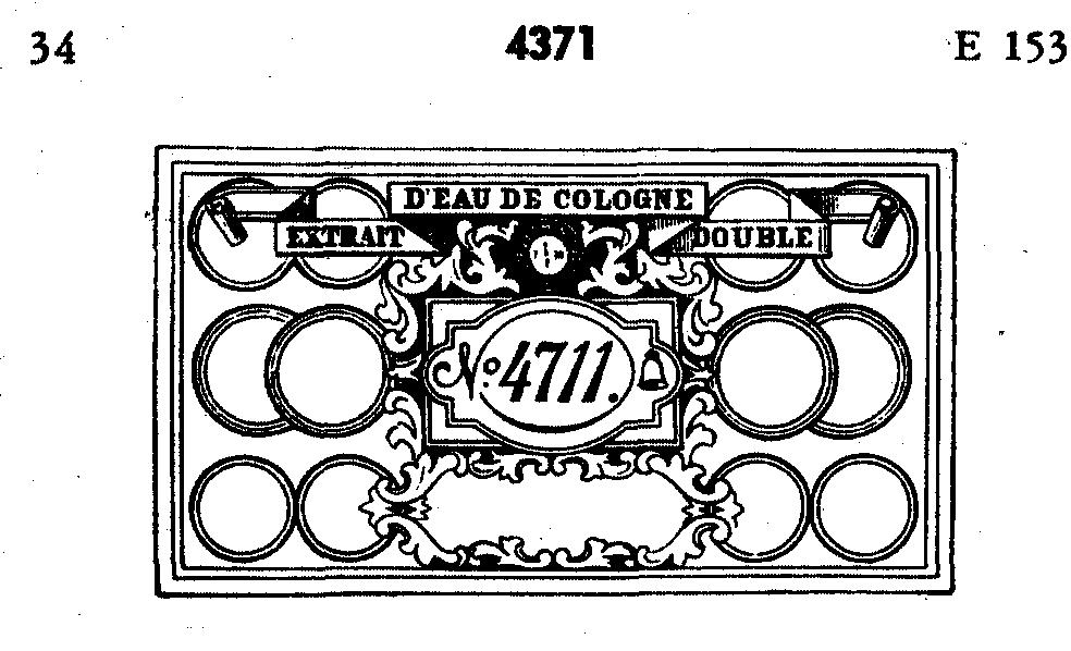 Reproduction of the trade mark 4371 (No. 4711)