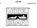 Darstellung der Marke 1039065 (MODEL CRAFT)