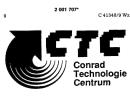 Darstellung der Marke 2001707 (CTC Conrad Technologie Centrum)