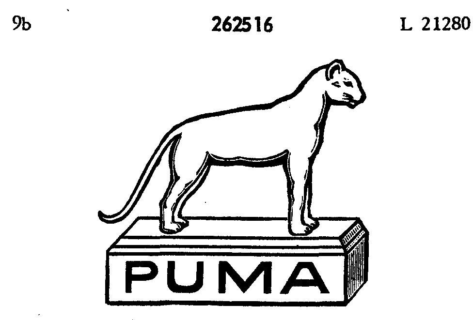 Reproduction of the trade mark 262516 (PUMA)