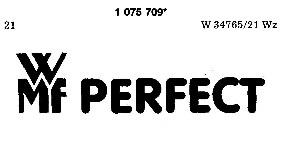 Reproduction of the trade mark 1075709 (WMF PERFECT)