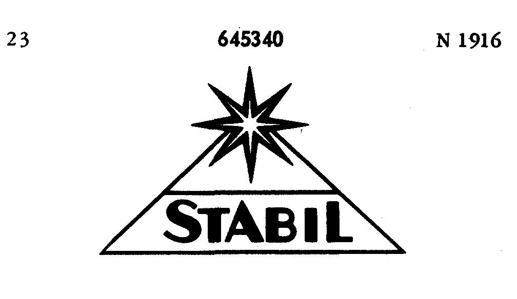 Reproduction of the trade mark 645340 (STABIL)
