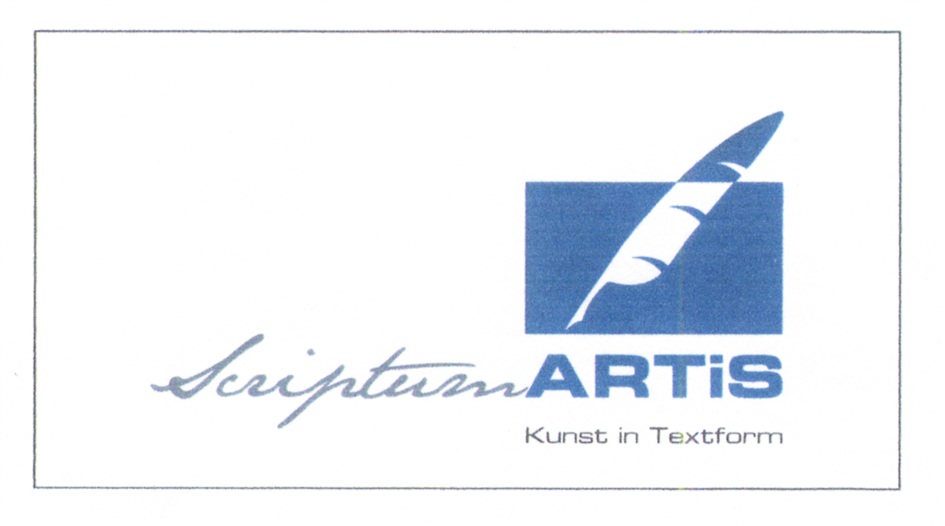 Darstellung der Marke 3020080661526 (scriptum ARTiS Kunst in Textform)