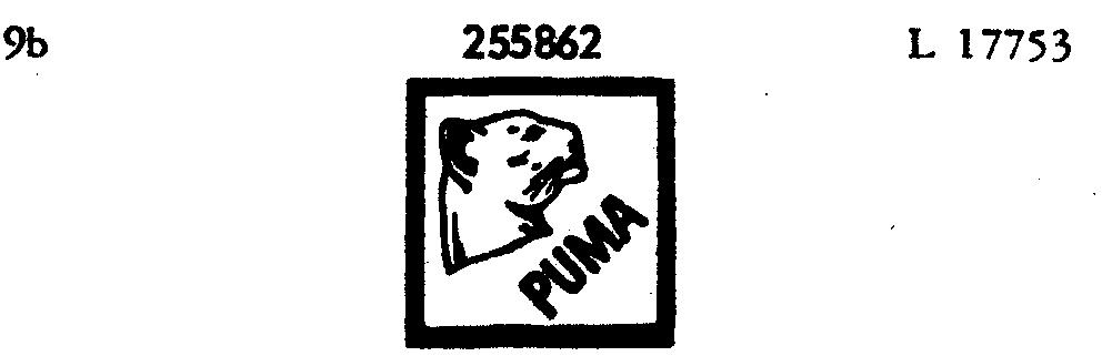 Reproduction of the trade mark 255862 (PUMA)