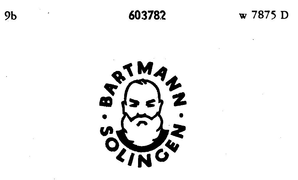 Darstellung der Marke 603782 (BARTMANN SOLINGEN)