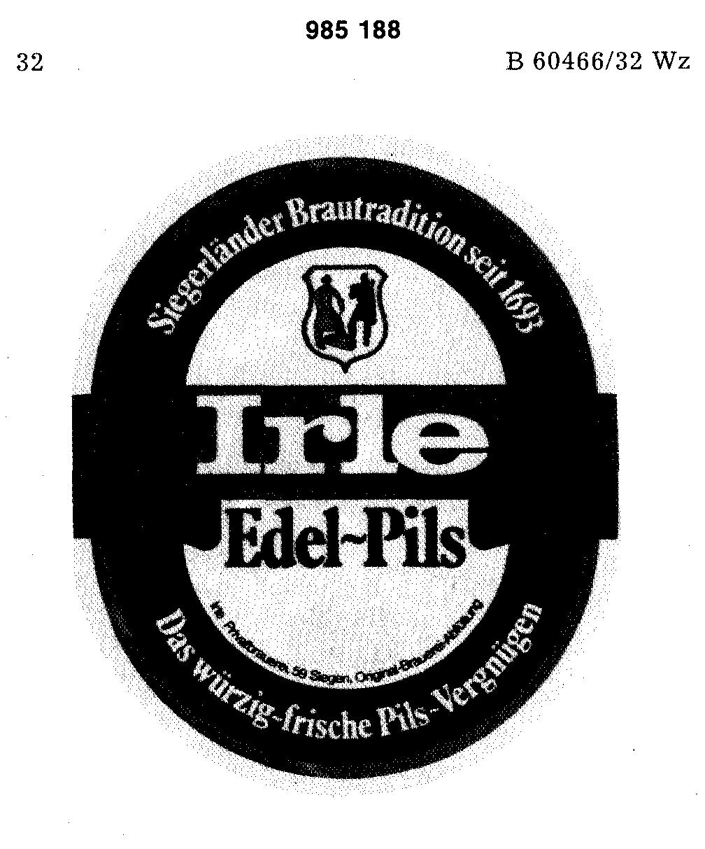 Reproduction of the trade mark 985188 (Irle)