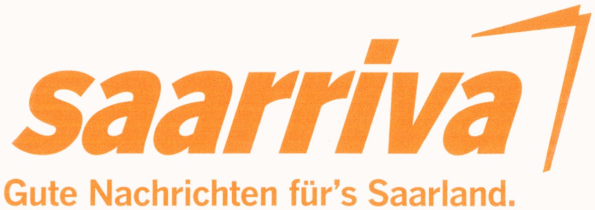 Reproduction of the trade mark 304301264 (saarriva Gute Nachrichten für's Saarland.)