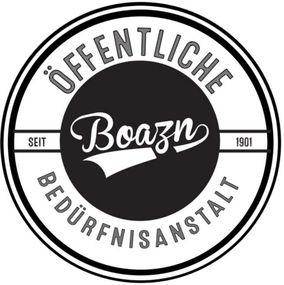 Reproduction of the trade mark 018851036 (ÖFFENTLICHE Boazn BEDÜRFNISANSTALT SEIT 1901)