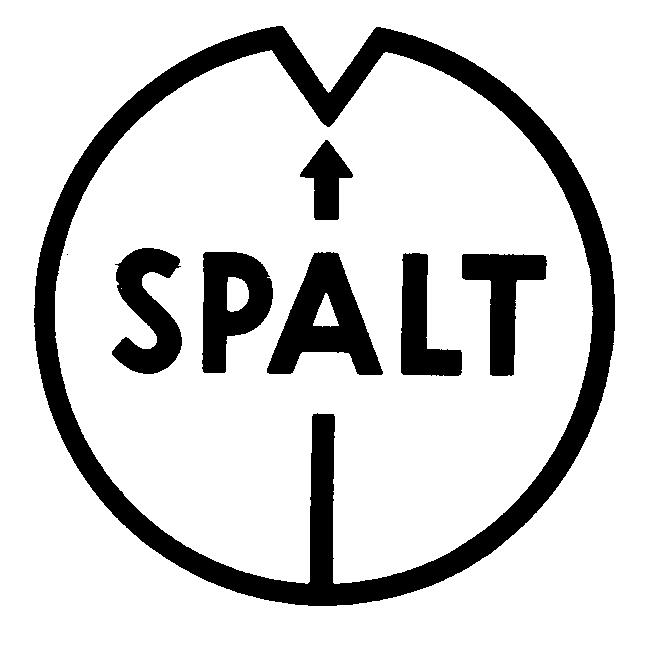 Reproduction of the trade mark 000716258 (SPALT)