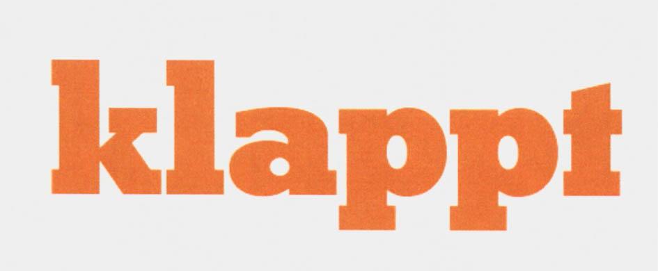 Reproduction of the trade mark 008798969 (klappt)