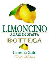 LIMONCINO A BASE DI GRAPPA BOTTEGA Limoni di Sicilia Sandro Bottega