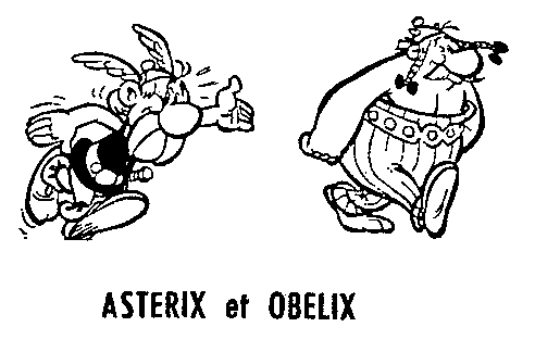 Reproduction of the trade mark 373128 (ASTERIX et OBELIX)