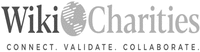 Reproduction of the trade mark 1688243 (Wiki Charities CONNECT. VALIDATE. COLLABORATE.)